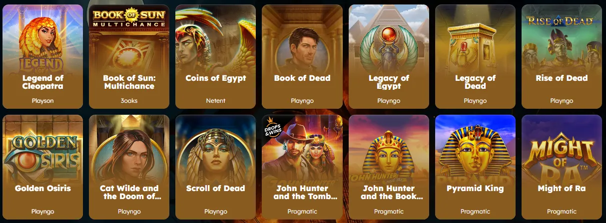 hook casino ancient egypt