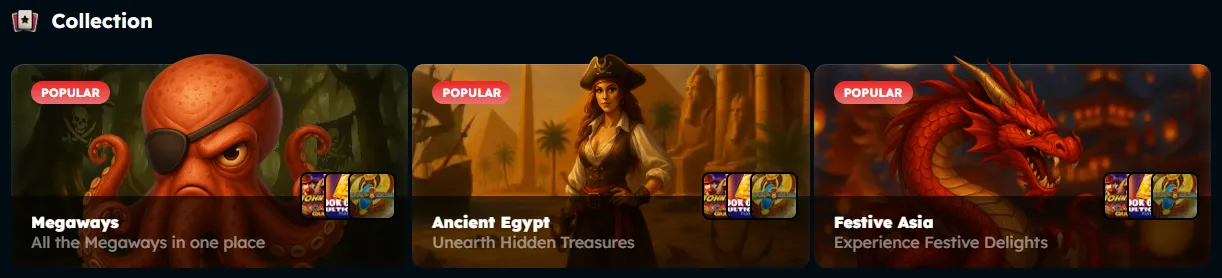 hook casino collections